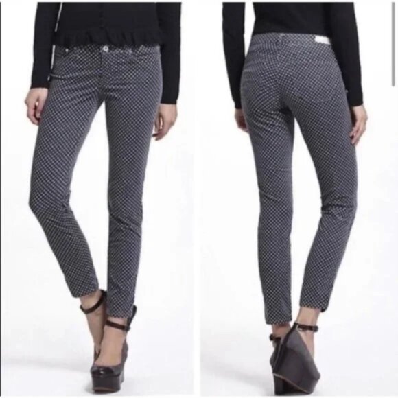 AG denim Polka Dot Legging Ankle Jean - Picture 1 of 6